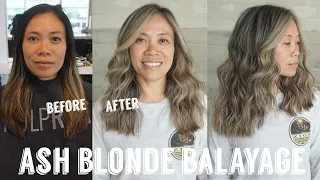 Hair Transformations with Lauryn: Ash Blonde Balayage on Dark Hair Ep. 95