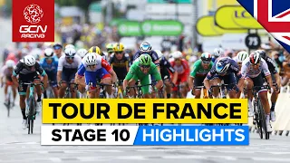 Tour de France 2021 Stage 10 Highlights | Another Big Win In The Fight For Green
