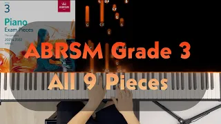 ABRSM Grade 3 Piano Tutorial (Syllabus 2021 - 2022) - All 9 Pieces