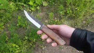 изготовление ножа из быстрореза Р6М5 (мехпилы) making knife of rapid steel