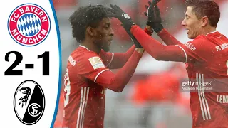Bayern Munchen Vs Freiburg 2-1| All Goals and Extended Highlights | Bundesliga 2021