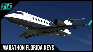 Florida Keys Marathon International | HotStart Challenger 650 | X-Plane (VATSIM)