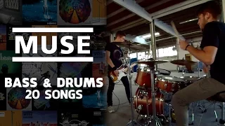 MUSE - BASS & DRUMS COVER - TOP 20 SONGS MEDLEY