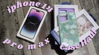 iPhone 14 Pro Max 512 GB Deep Purple Unboxing + Case Haul *SATISFYING*