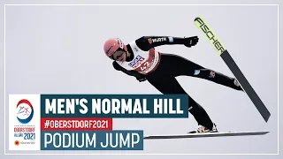 Karl Geiger | 2nd place | Men’s Normal Hill | 2021 FIS Nordic World Ski Championships