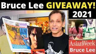 FUN Bruce Lee GIVEAWAY Contest 2021 | Find out how YOU can ENTER to WIN Bruce and Brandon Lee items!