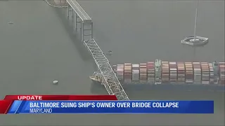 Baltimore suing ship's owner over bridge collapse