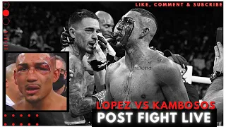 Lopez vs Kambosos Jr POST FIGHT LIVE: NO Rematch! Haney Diaz WINNER? Teo NOT Humble! Moving To 140?