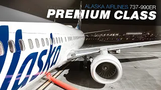 Alaska Airlines 737-990ER - Los Angeles to Seattle - Premium