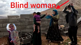 Again, new problems for the blind woman and her nomadic family