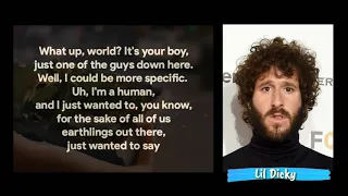 Lil Dicky {Earth} Lyrics with all singers Name🔥❤️