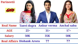 Tanvi and Ankur and Anchal lifestyle 2022 |  Parineetii Serial actress