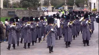 Changing the Guard at Windsor Castle - Saturday the 27th of January 2024