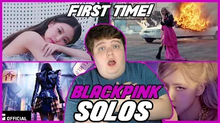 FIRST TIME HEARING BLACKPINK SOLOS | LISA 'LALISA', JENNIE 'SOLO' & ROSÉ 'On The Ground' REACTION!