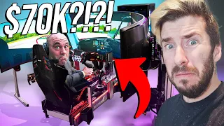 Reacting To Joe Rogan's $70,000 Sim Rig