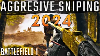 How To Aggressive Snipe in 2024 - Battlefield 1 Agressive Sniper Guide (Tips & Tricks)