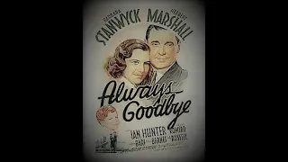 "Always Goodbye"- Scenes in Paris (1938 Film)