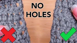 Double Crochet Edge with NO HOLES | Crochet Tips & Tricks