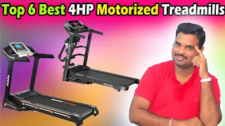 ✅ Top 6 Best 4HP Treadmills In India 2024 With Price |Motorized Treadmills Review & Comparison