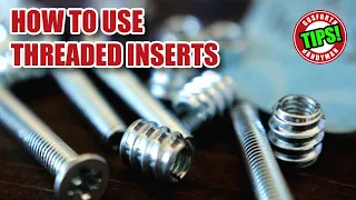 Tips to use THREADED INSERTS in wood