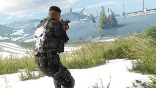 The Punisher Tactical Combat and CQC Kills Gameplay | Ghost Recon Breakpoint