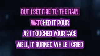 Set Fire To The Rain (Karaoke) - Adele