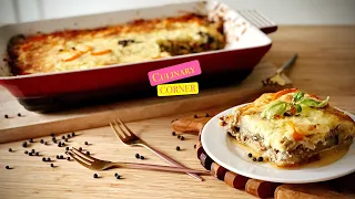 Moussaka Recipe ll Moussaka Recipe with Potatoes and Eggplant ll How to Make Moussaka