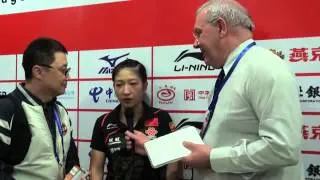 Volkswagen 2012 Women's World Cup: Interview with Liu Shiwen