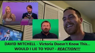 Americans React | WILTY | David Mitchell | VICTORIA DOESN'T KNOW THIS | Reaction