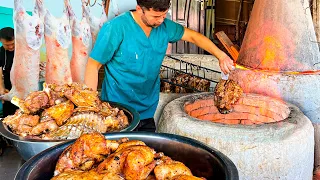 Delicious Mutton and Chicken Tandoori l Street food in Uzbekistan