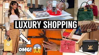 LUXURY SHOPPING EUROPE | Louis Vuitton, Fendi & Hermes  *SCORED a BIRKIN or KELLY!*