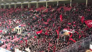 FC Nuremberg away support in Mainz 2019