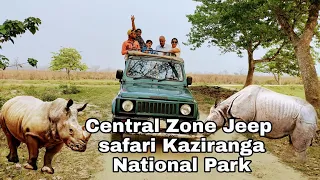 EP 3 Jeep Safari Kaziranga National Park Assam Central Zone II  national park and wildlife sanctuary