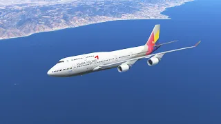 Asiana Airlines (OZ286) B747-400 Los Angeles-San Francisco