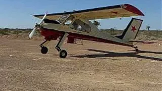 Wilga PZL 104 engine start up