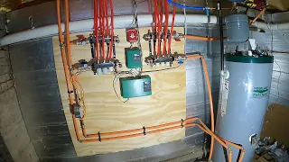 Installing a low cost under floor radiant heat system in my house