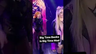 Becky Lynch Screaming 🔊 At Alexa Bliss During Entrance