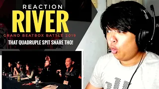 REACTION | RIVER | Grand Beatbox Battle 2019 | Solo Elimination