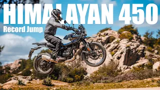 Royal Enfield Himalayan 450 FULL SEND Review  & World Record Jump!