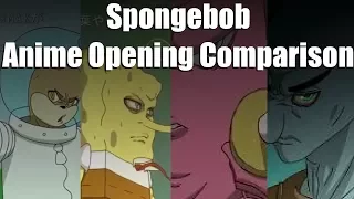 Spongebob anime opening [Original Ver. vs Narmak Ver.]