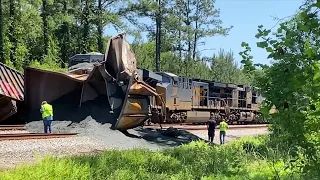 Folkston,GA incident, I032 & L743.#csx #folkston#4-15-24