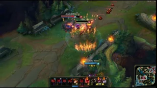 Miss Fortune melts enemies for a triple kill