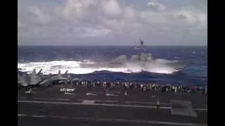 DDG-105 takes a nose-dive