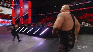 WWE Roman Reigns Spears Big show Raw Feb 2 2015