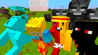 MINECRAFT TENTA MATAR GELEIA, PROBLEMS, LOPERS E ATHOS