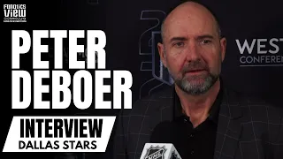 Peter DeBoer & Dallas Reporter Tim Cowlishaw Have a "Do-Over" After Heated Stars vs. Oilers Exchange