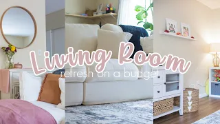 DIY SMALL LIVING ROOM REFRESH ON A BUDGET!25 HOME SOFA REVIEW HYGGE SECTIONAL LOUNGER | The best!