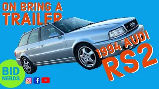 1994 Audi RS2 | Up for Sale on Bring A Trailer!