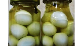 Маринованные перепелиные яйца ./marinated eggs/
