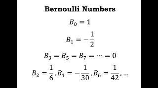 How-to: The Bernoulli numbers and Faulhaber's formula